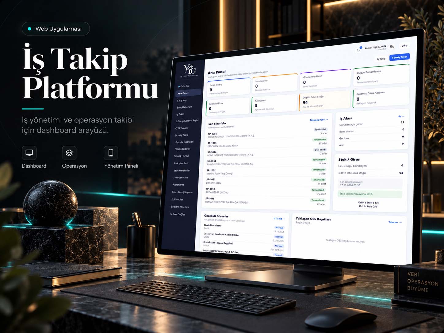 YYG İş Takip Paltformu - Web Uygulama Geliştirme
