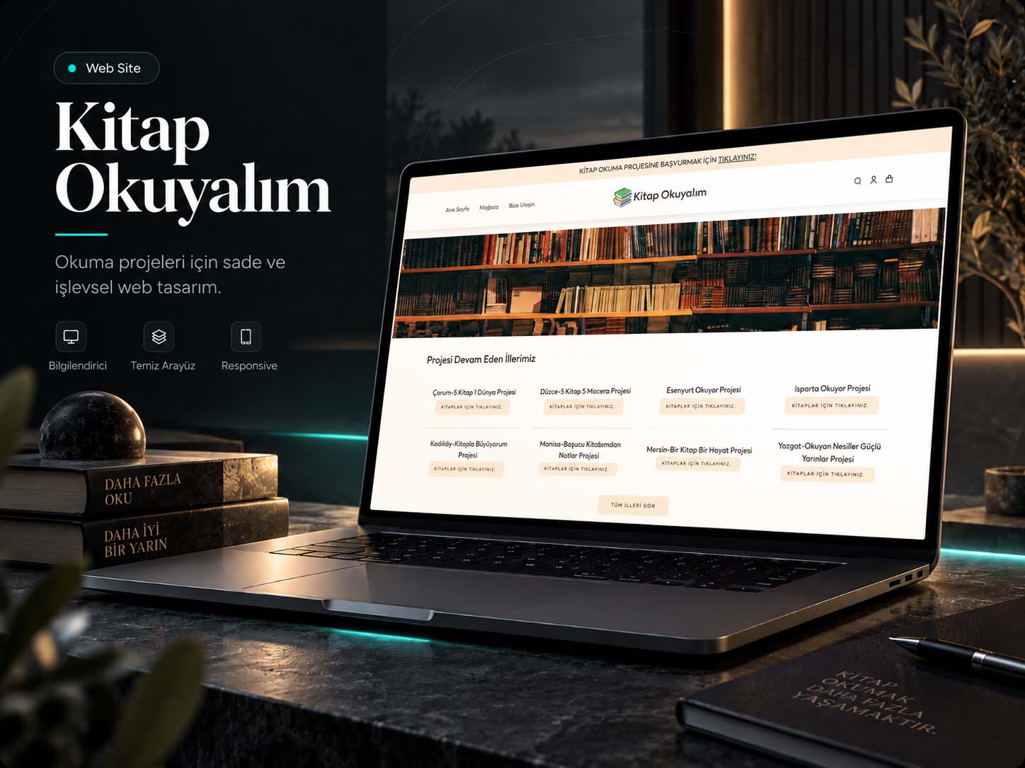 Kitap Okuyalım - Web Tasarım