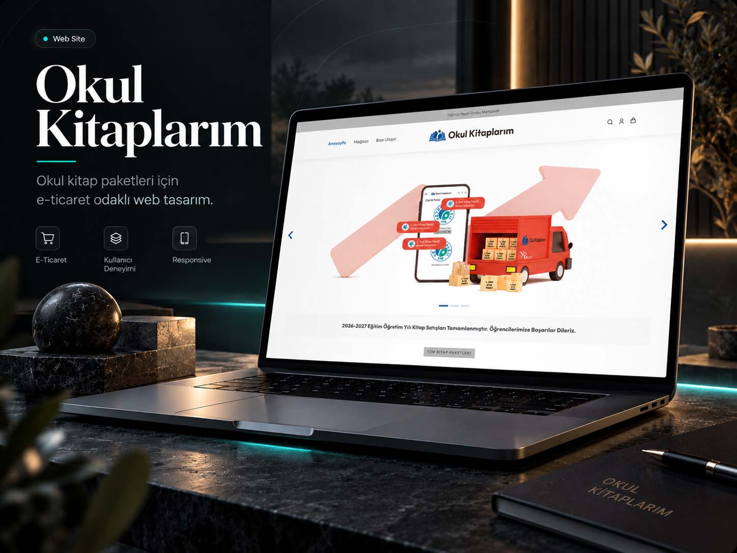 Okul Kitaplarım - Kitap Tedarik E-Ticaret - Web Tasarım