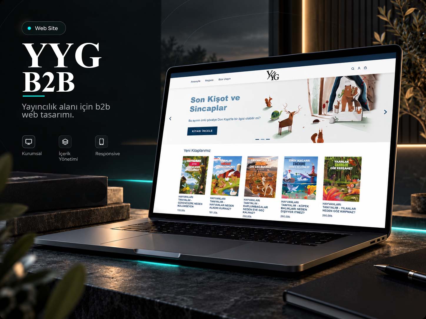 Yağmur Yayın Grubu B2B E-Ticaret - Web Tasarım