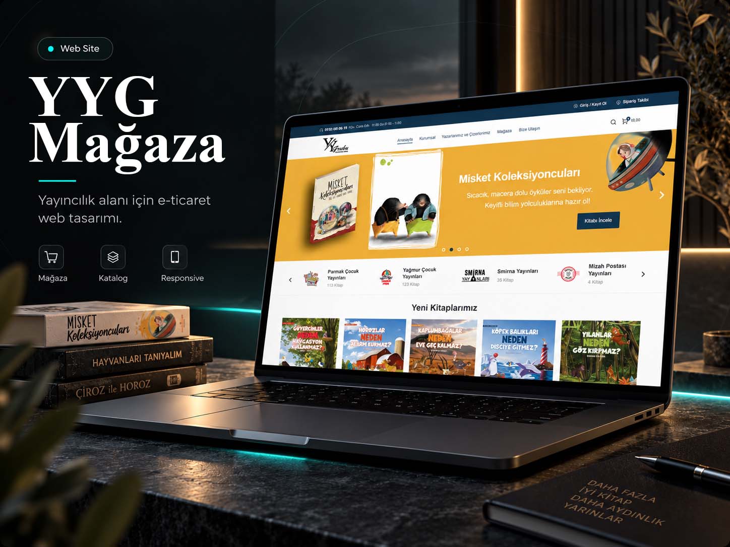 Yağmur Yayın Grubu E-Ticaret - Web Tasarım